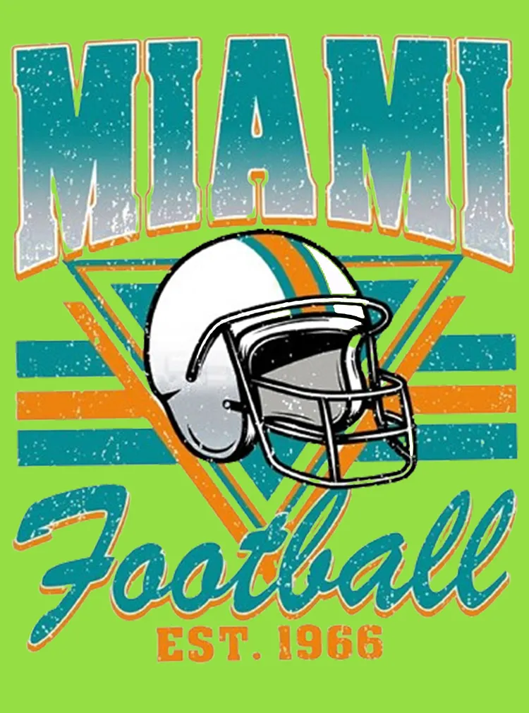 Miami Football Blanket, Miami Fan Gift | BKKid727