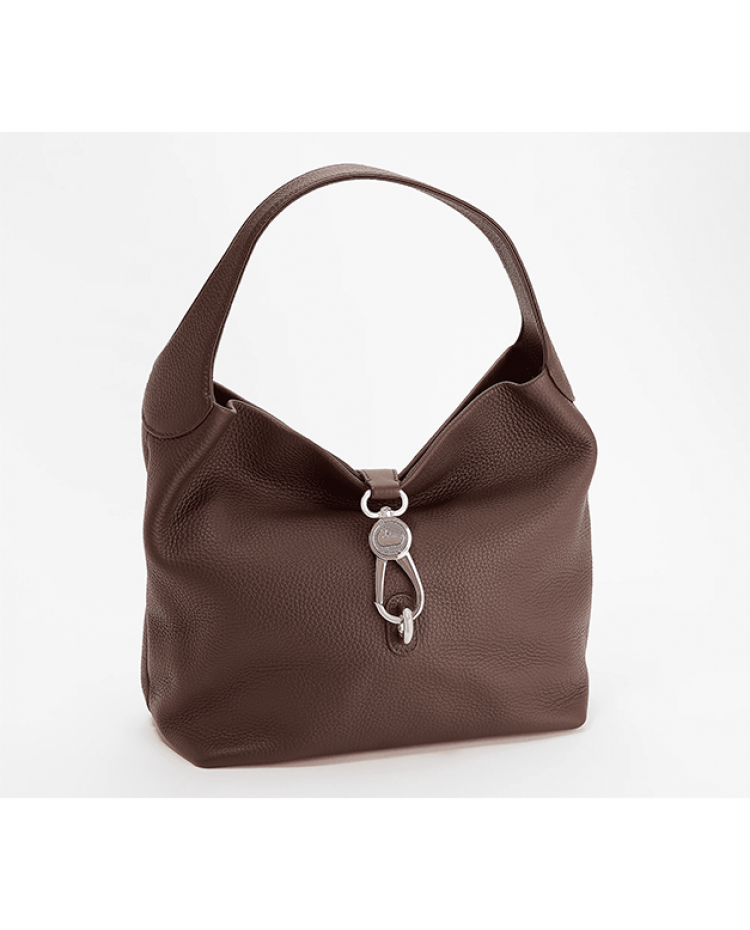 Pebble Leather Logo Lock Hobo(Buy 2 Free Shipping)
