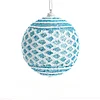 8CM Christmas's Tree Lace Rhombus Hanging Decor Ball