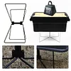 Aluminum Alloy Box Stand Portable Organizer Box Folding Stand for Travel Cooking