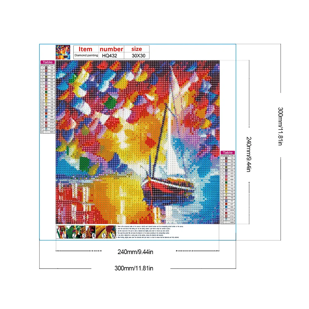 Diamond Painting - Full Round Drill - Oil Colour Car(Canvas|30*30cm)