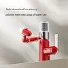 Microbubble filter multi-functional hot and cold basin faucet
