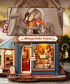 Little Bear Toy Store Wooden Assembly Model DIY Craft 3D House