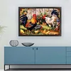 Vintage Poster - Farm Chickens-11CT Stamped Cross Stitch 40*60cm/15.75*23.62in tapestrymarket