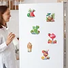 (US Only)6Pcs DIY Summer Drinks Diamond Painting Fridge Magnets Kit for Art Crafts Gift