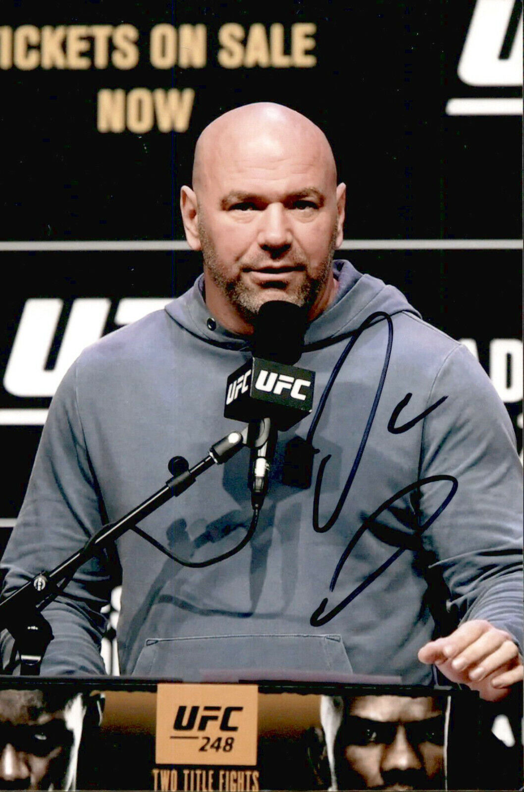 Dana White SIGNED 4x6 Photo Poster painting UFC ULTIMATE FIGHTING CHAMPIONSHIP PRESIDENT #2