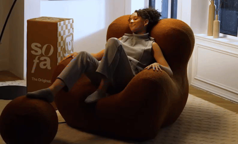 Nuvola® CloudRest Lounge Chair with Ottoman