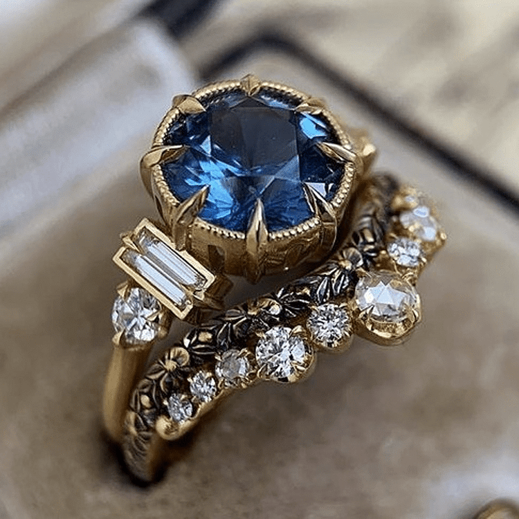 FREE Today:  Various Styles Vintage Luxury Gemstone Engagement Ring