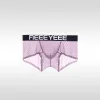Men's Ice Silk Mesh Sexy Large Pouch 3D Breathable Boxer Briefs