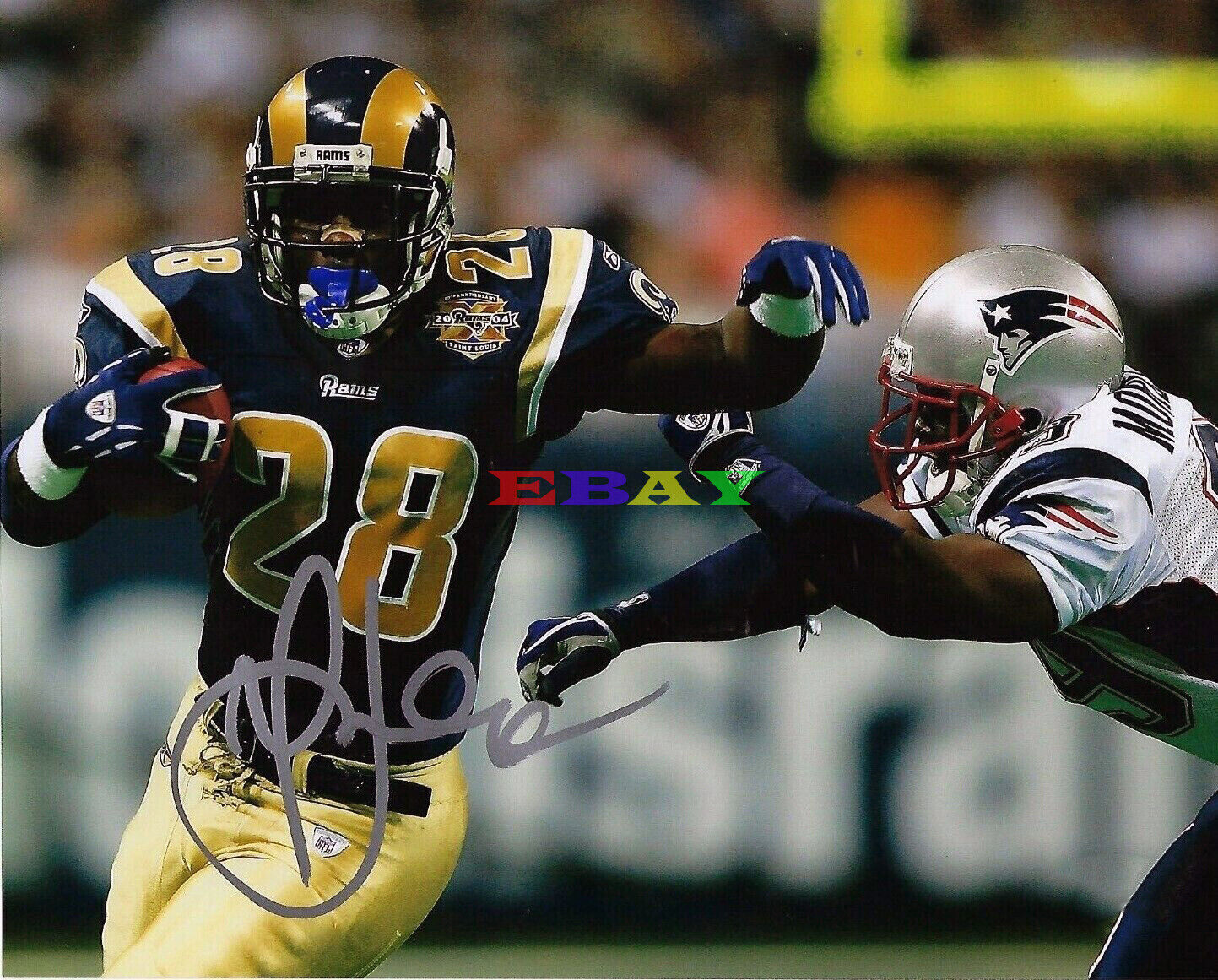 Marshall Faulk St. Louis Rams Signed 8x10 Autographed Photo Poster painting Reprint