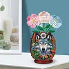 2026 Calendar DIY Diamond Art Kit Flower Wolf Wooden Diamond Painting Calendar