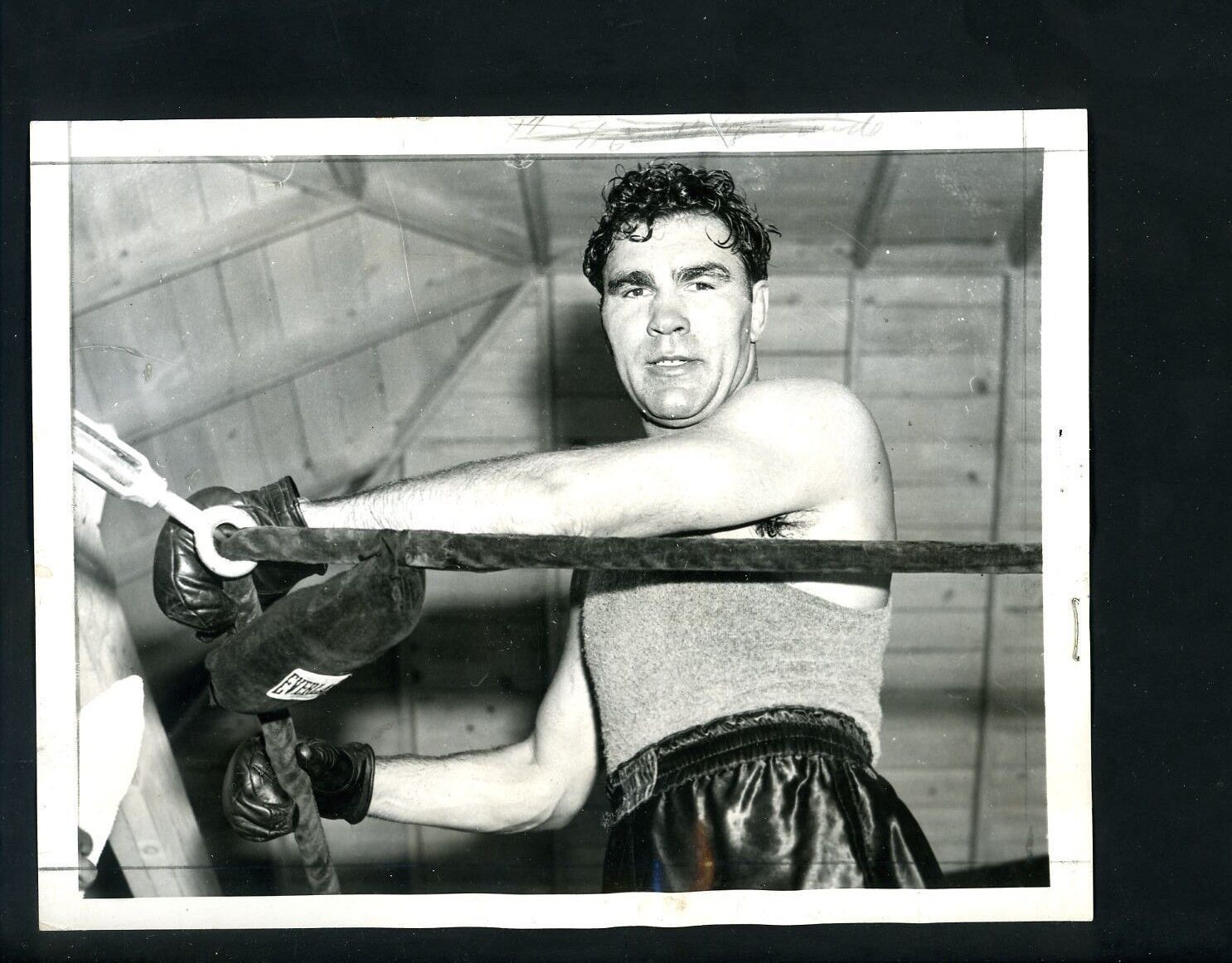 Max Schmeling Boxer Heavyweight Champion 1938 Press Photo Poster painting before Joe Louis fight