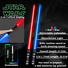 Super Cool 2 in 1 Retractable Laser Sword