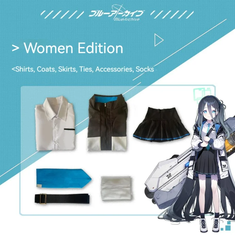 【Wetrose】In Stock Alice Tendou Blue Archive Cosplay Male Female Daily Outfit Costume