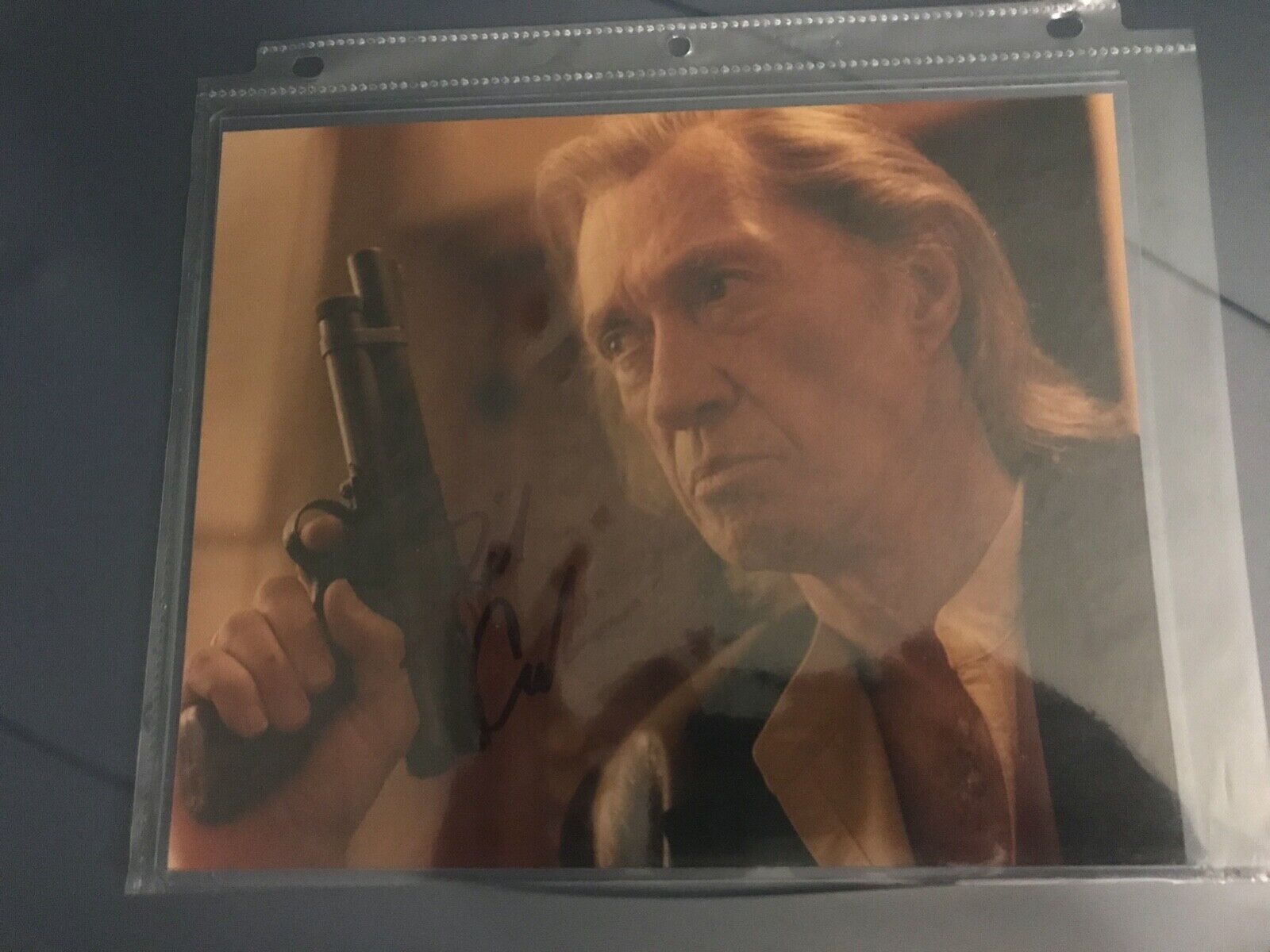 David Carradine (Kill Bill) AUTOGRAPHED hand signed 8x10 Photo Poster painting COA  SHIPPING