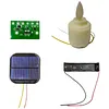 Flameless LED Tea Lights Candles Solar Power Realistic Fake Electric Tealight Candles Multifunctional for Fireplace Mantel Dinner Wedding Party