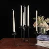 Elegant 6 Heads Candle Holder Table Centerpiece