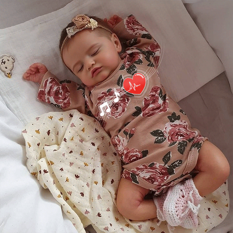[Heartbeat & Sound] 20 '' Adalia Lifelike Asleep Reborn Rosalie Baby Doll Girl Gifts For Kids 2025 By Rsgdolls®：Realistic Reborn Baby Dolls By Rsgdolls®
