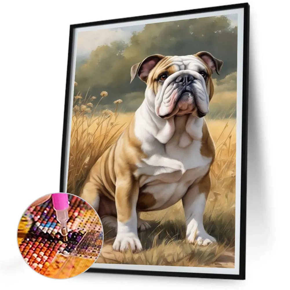 Diamond Painting - Full Round Drill - Puppy(Canvas|30*40cm)