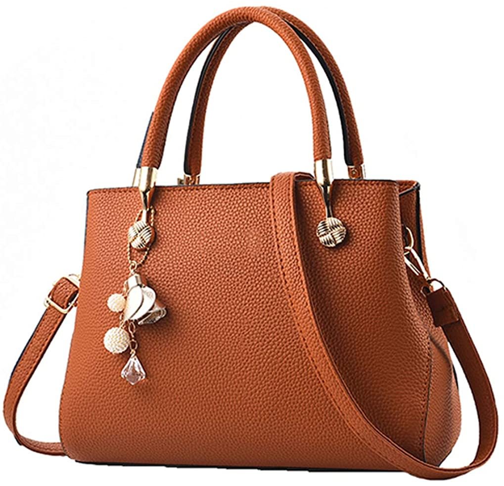 Purses and Handbags for Women Fashion Ladies PU Leather Top Handle Satchel Shoulder Tote Bags