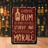 Drink Rum - Metal Tin Signs(8*12Inch/12*16Inch) - Bar