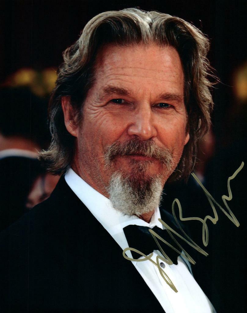 Jeff Bridges signed 8x10 Photo Poster painting autographed Picture Pic and COA