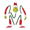5PCS Arm Leg Head Ornaments Holder Grinch Xmas for Xmas Party for Christmas Tree