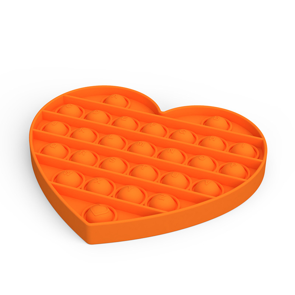 

Push Bubble Fidget Sensory Toys Antistress Vent Squeeze Toys (Orange), 501 Original
