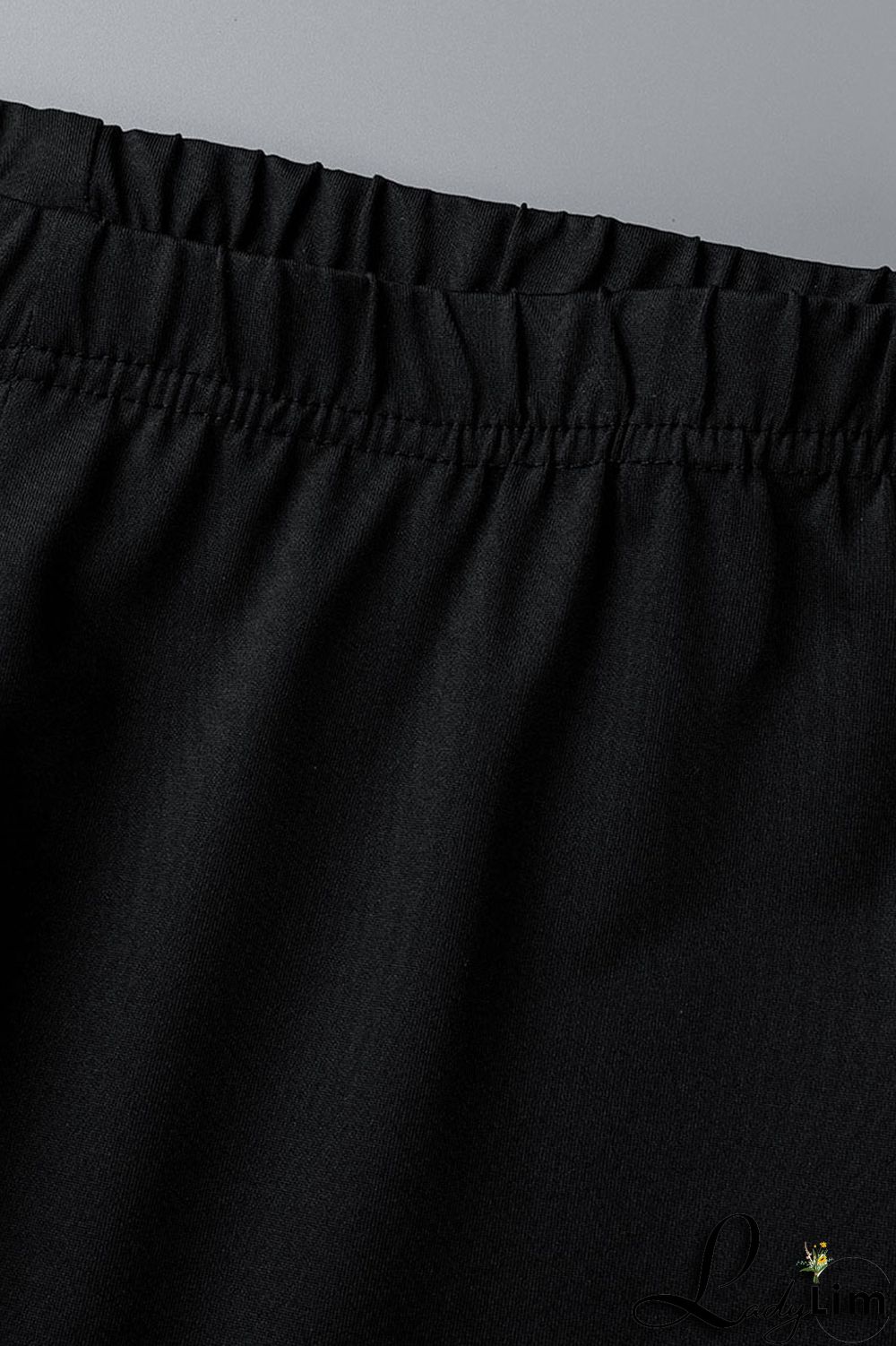 Tangerine Casual Solid Split Joint Asymmetrical Spaghetti Strap Sleeveless Two Pieces