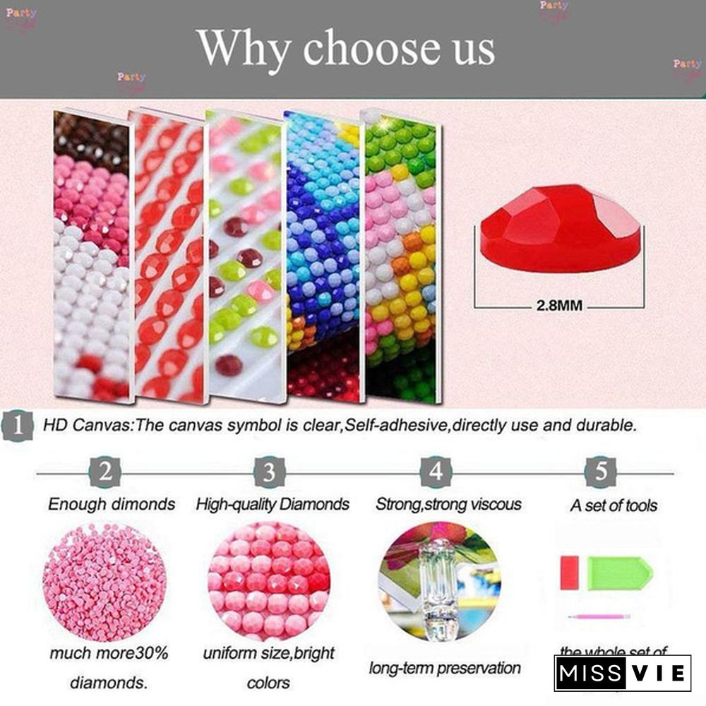 Full Square/Round Drill 5D Diy Diamond Painting "Christmas Santa Claus Deer" Embroidery Cross Stitch 5D Decor