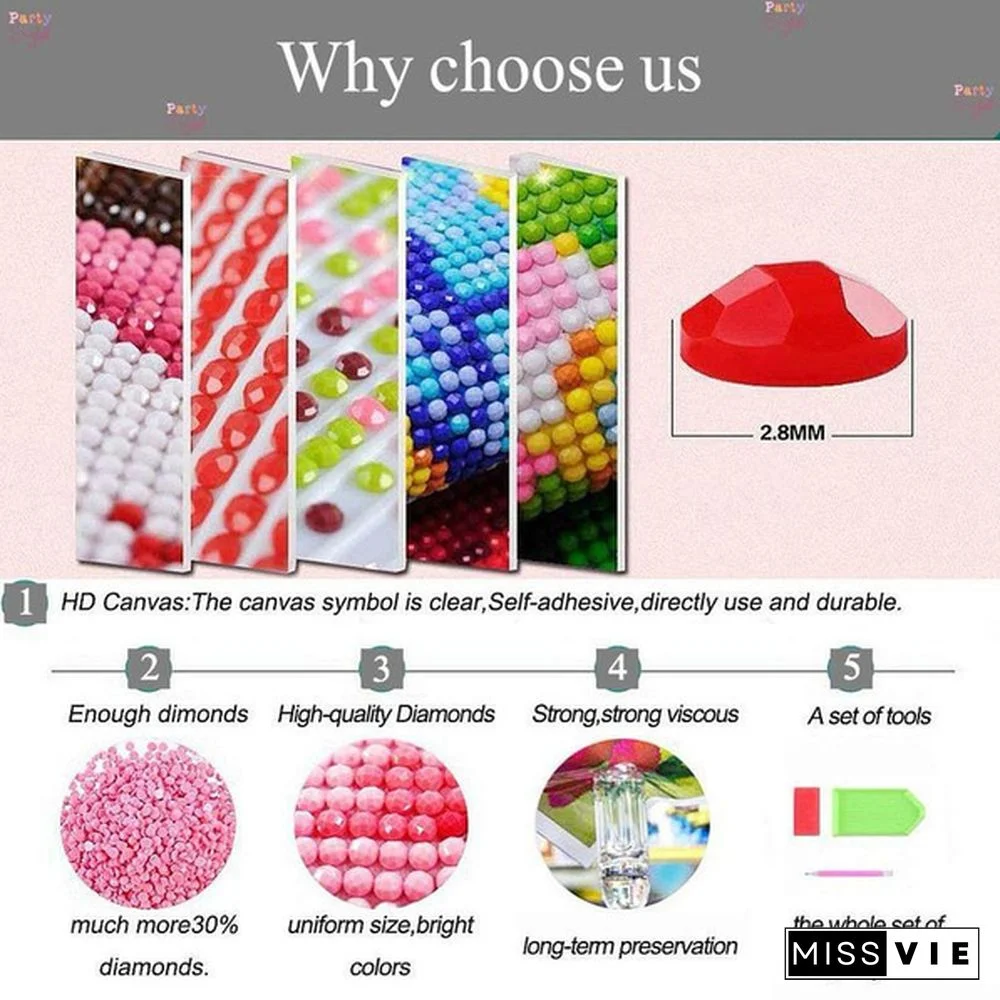 Full Square/Round Drill 5D Diy Diamond Painting "Christmas Santa Claus Deer" Embroidery Cross Stitch 5D Decor