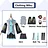 [Wetrose] In Stock Miku Cosplay Costume V2 01 Classic Female Male Fanart Vocaloid Anime Dress Kawaii Leather Latex Cos Wig Shoes Full Set