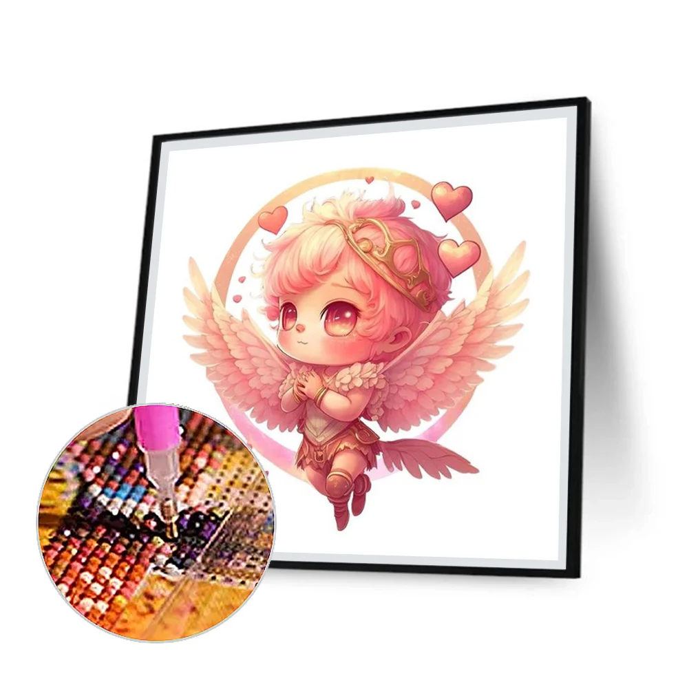 Full Round Diamond Painting 30*30cm - Little Angel