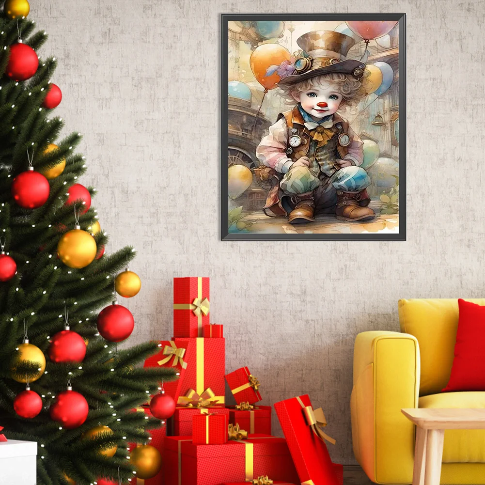 Diamond Painting - Full Square Drill - Clown(Canvas|40*50cm)