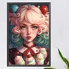 uk.everydayedeals (Limited Stock)Diamond Painting - Round AB Drills - Ice Cream Girl(45*65cm)