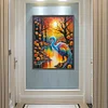 (50*60cm)Sunset Crane - Full Round Drill Diamond Painting