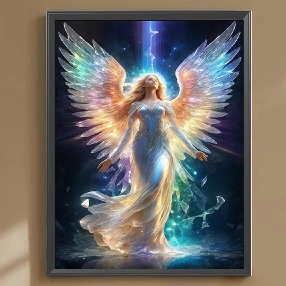Diamond Painting - Full Round Drill - Winged Angel(Canvas|30*40cm)