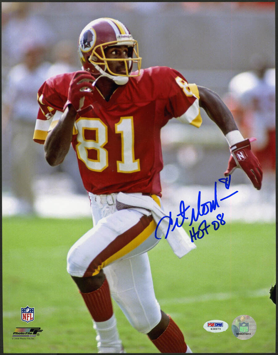 Art Monk SIGNED 11x14 Photo Poster painting + HOF 08 Washington Redskins PSA/DNA AUTOGRAPHED