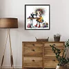 Framed Sewing Machine Girl-Paint by Numbers Acrylic Painting 40*40cm(HOT)