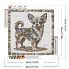 Diamond Painting -DIY Round Drill Stone Art Dog(40x40cm)