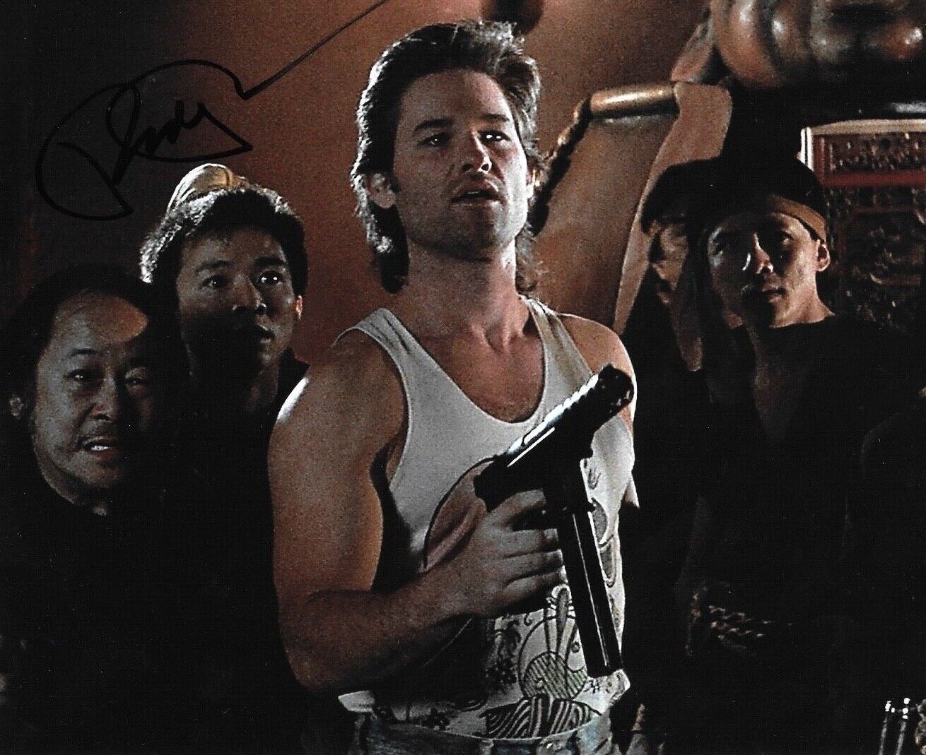 * DENNIS DUN * signed 8x10 Photo Poster painting * BIG TROUBLE IN LITTLE CHINA * COA * 3