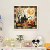 Patchwork Pumpkin House-11CT Stamped Cross Stitch 45*45cm/17.72*17.72in tapestrymarket