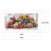 Teddy Bear-14CT Stamped Cross Stitch Kit(54*31cm)