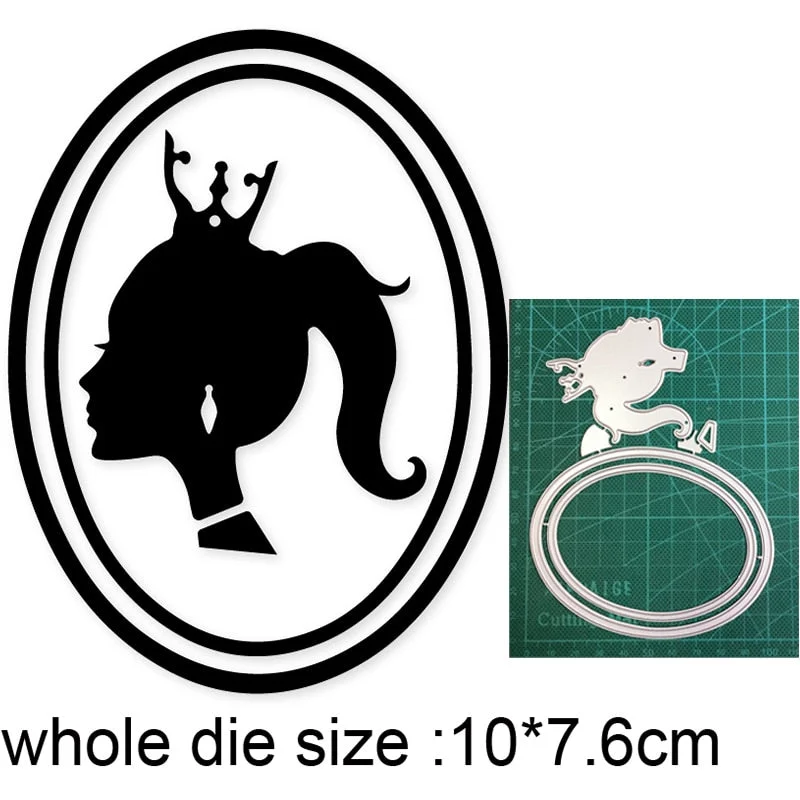 2021 New Craft Dies Africa Woman Metal Cutting Dies Cut Die Mold Decoration Scrapbook Dies Knife Mould Blade Punch Stencils Dies