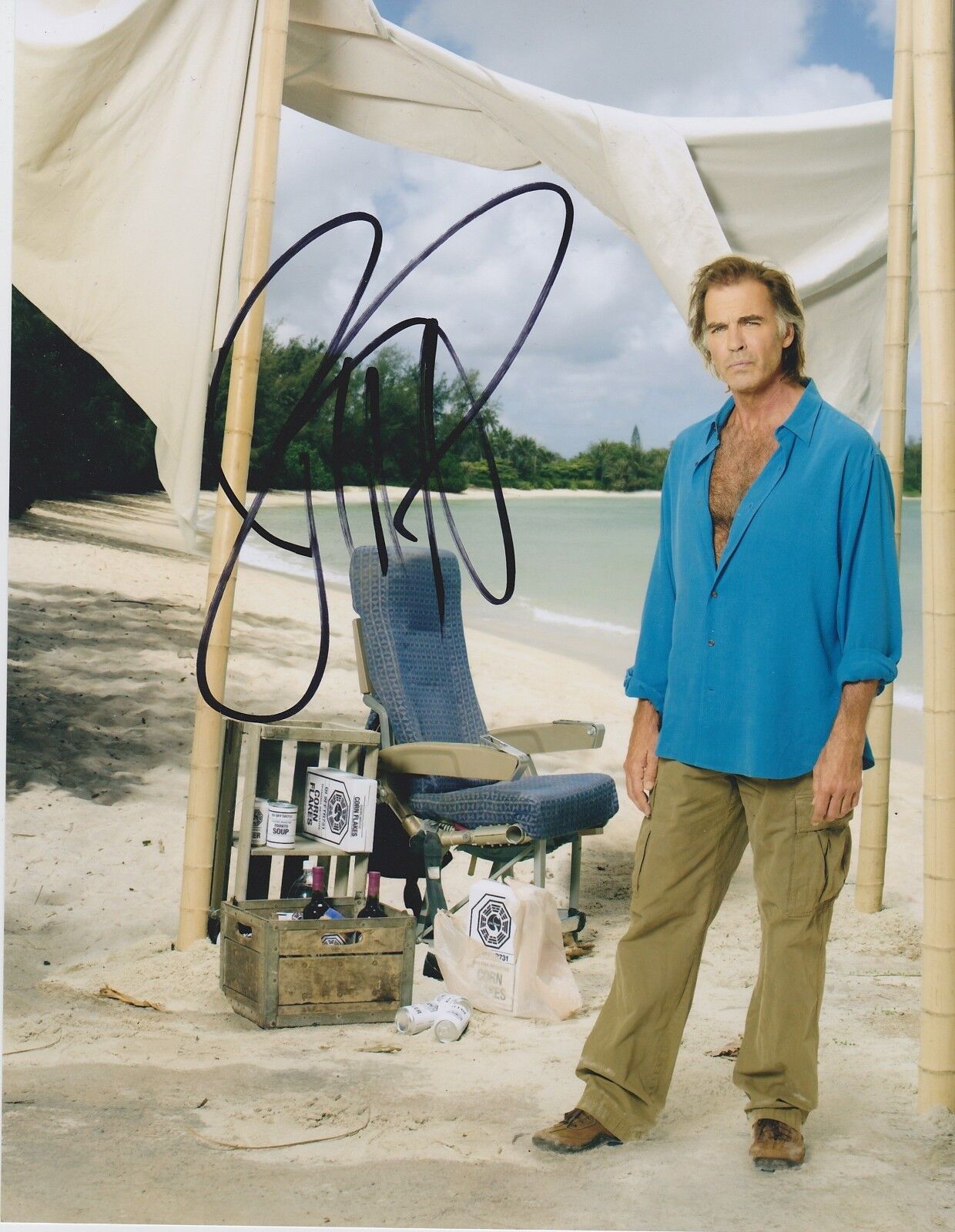 Jeff Fahey Signed Lost 10x8 Photo Poster painting AFTAL