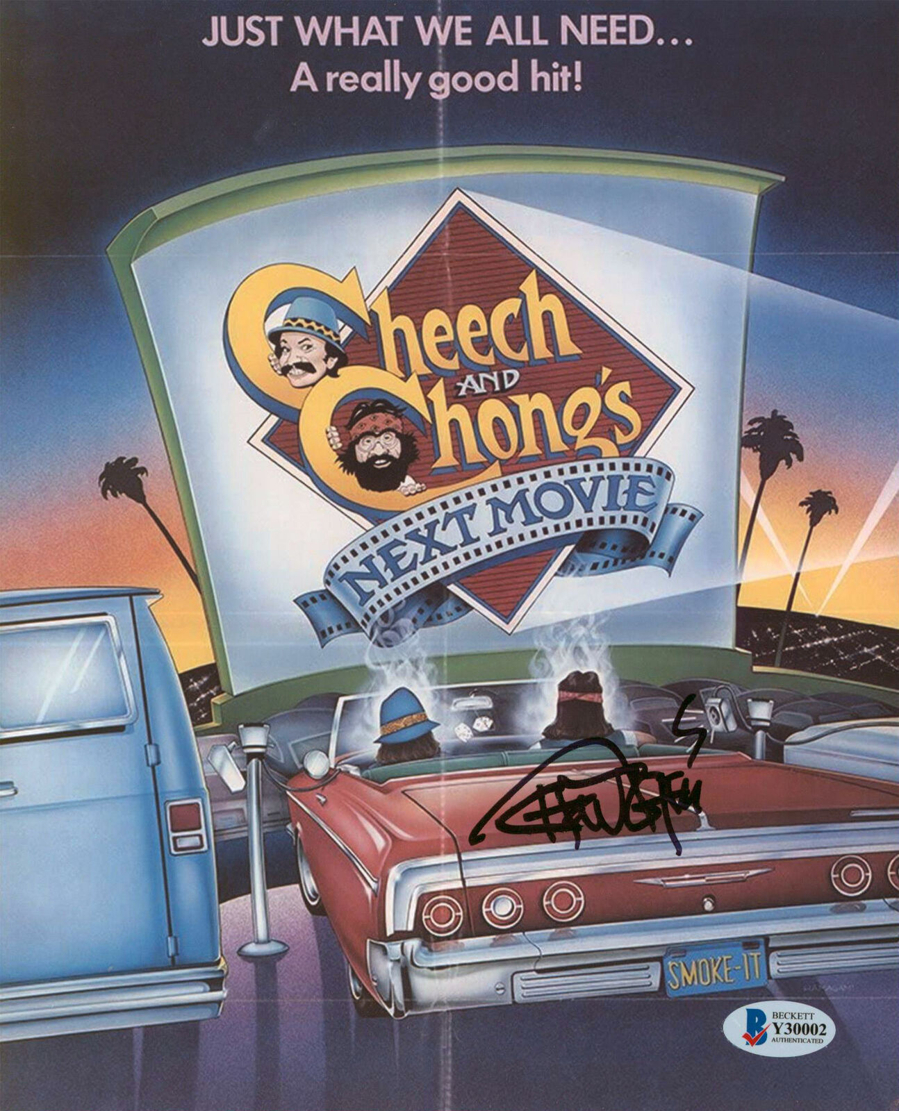 Tommy Chong Cheech & Chong's Next Movie Authentic Signed 8x10 Photo Poster painting BAS #Y30002