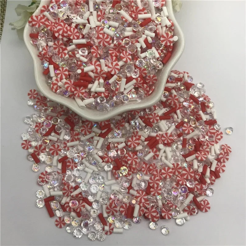 20g Candy mix for Resin DIY Supplies Nails Art Polymer Clear Clay accessories DIY Sequins scrapbook shakes Craft