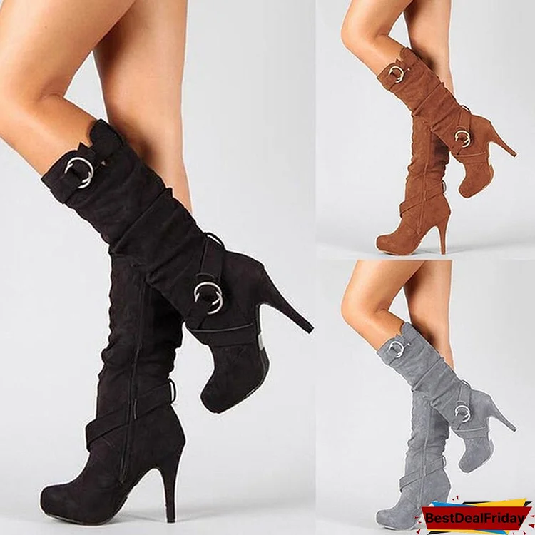 New Fashion Sexy Women's Over Knee High Boot Lace Up High Heel Long Thigh Boots Shoes
