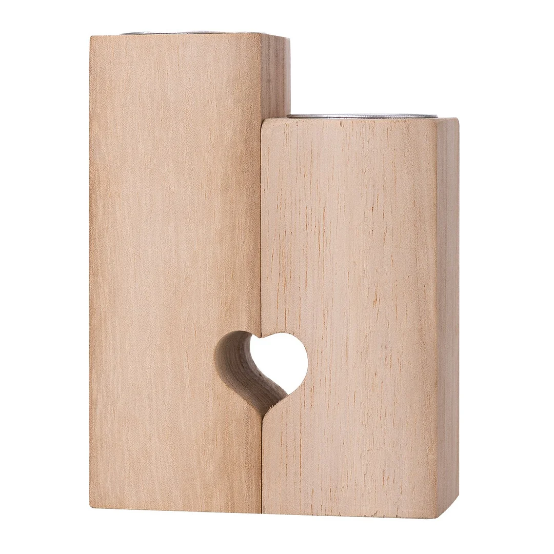 Custmised Candle Holder Rod Wax DIY Candelabrum Handmade European Vintage Wood Romantic Dinner Decoration For Home Wedding Restr