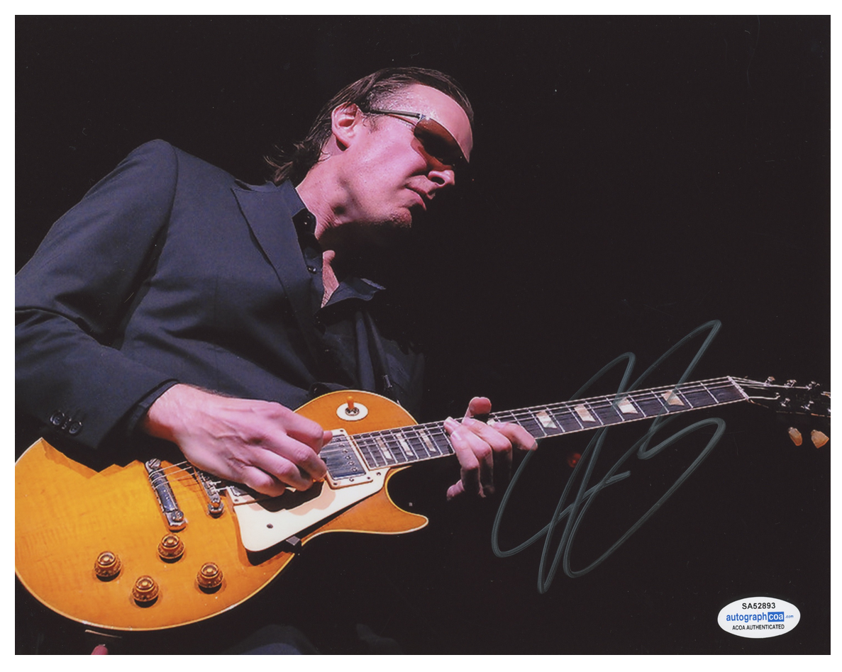 Joe Bonamassa Signed Autographed 8x10 Photo Poster painting Blues Rock Guitarist COA ACOA